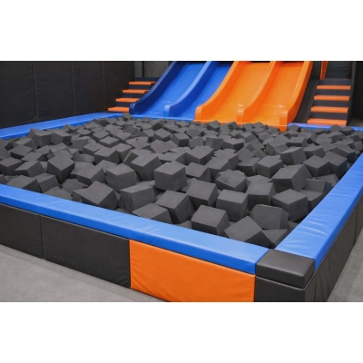 KLOCKI PIANKOWE DO BASENÓW POD TRAMPOLINY, PLACÓW ZABAW  1 M3